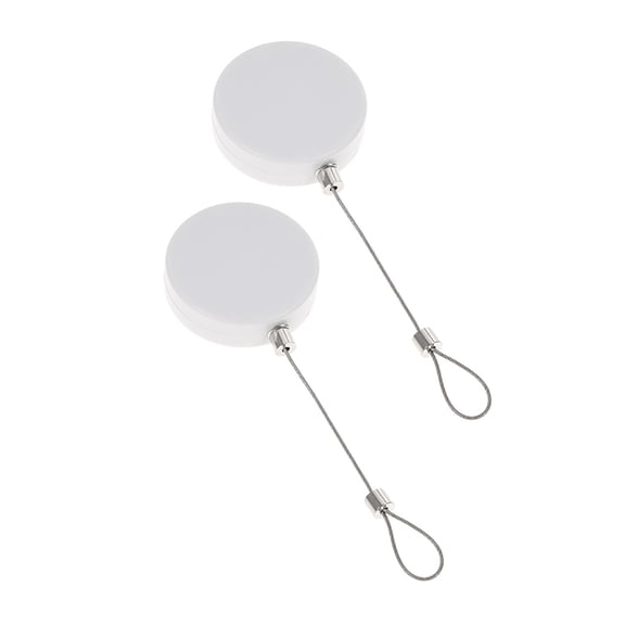 Raindrops 2pcs Automatic Retractable Anti Theft Cable Case Secure Your Tablet Mobiles Phone And Remote Control Compact For Travel And Home Use