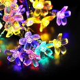 thumbnail image 1 of Cadena de luces solares para exteriores, 8 modos de iluminación, luces de hadas, energía solar Luces de patio con energía solar para jardín, patio, fiesta, boda, vacaciones, Navidad (5 metros, 20 luce, 1 of 4