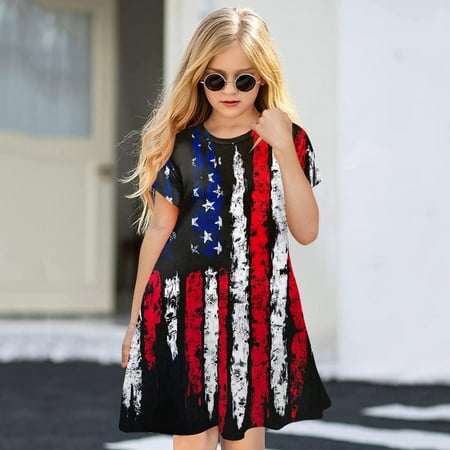 

PEASKJP Girls Formal Dresses Girls Toddler Summer Sleeve Chiffon Floral Floral Pageant Tulle Dress Strappy Flowy Halter Dress for Girls 2-3 Years