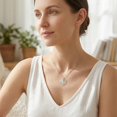 thumbnail image 6 of Taioiat Miscarriage Gifts Mommy of An Angel Necklace for Women Mom White Gold Plated Heart Pendant with November Birthstone Loss of Pregnancy Sympathy Jewelry Mothers Day Memorial Gift, 6 of 7