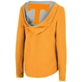 thumbnail image 3 of Women's Colosseum Tennessee Orange Tennessee Volunteers Catalina Hoodie Long Sleeve T-Shirt, 3 of 3