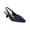 blue, variant on Women Sling Back Kitten Heels Low Dress Shoes Slingback Pumps Pointed Closed Toe Comfortable Party Office Sandals