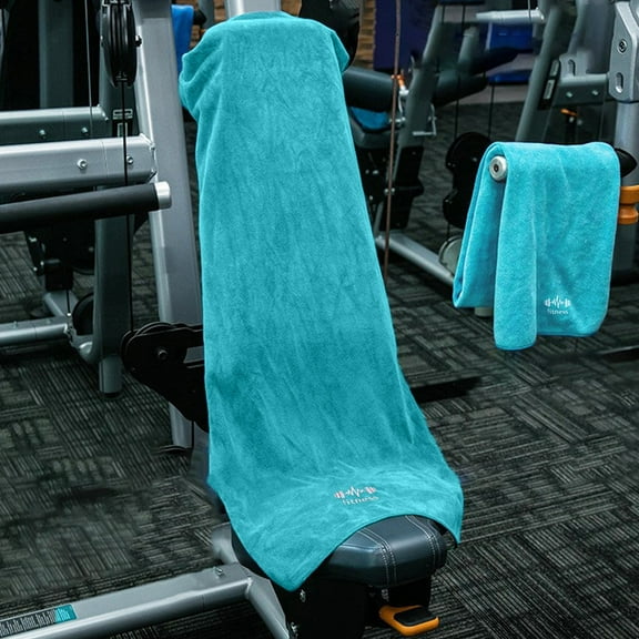 Workout Towel, Exercise Towel, Non-slip Sweat Pad, Cotton Gym Towel for Running, Hiking, Sports, Breathable, Quick-Dry, Large Size