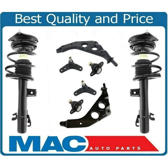Front Complete Struts 8 Pcs Chassis Kit 02-06 Mini Cooper 07-08 Convertible