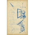 thumbnail image 2 of Chambers 16x24 Black Ornate Wood Framed with Double Matting Museum Art Print Titled - Vintage Astronomy II, 2 of 4