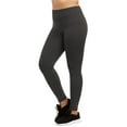thumbnail image 2 of 3 Pack Women’s Fleece Leggings with Extra-Wide Band Plus Size High Waisted Tummy Control Warming Thermal Workout Running Comfort Yoga Pants Activewear, 2 of 3