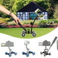 thumbnail image 2 of Flmtop Rolling Stabilizer Track Slider Photography Camera Magic Arm Rail Stand Dolly, 2 of 7