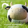 thumbnail image 3 of HuggleHounds Durable Ruff-Tex Ball Toy for Dogs, Made from Tear Resistant Rubber, Cow, 3 of 6
