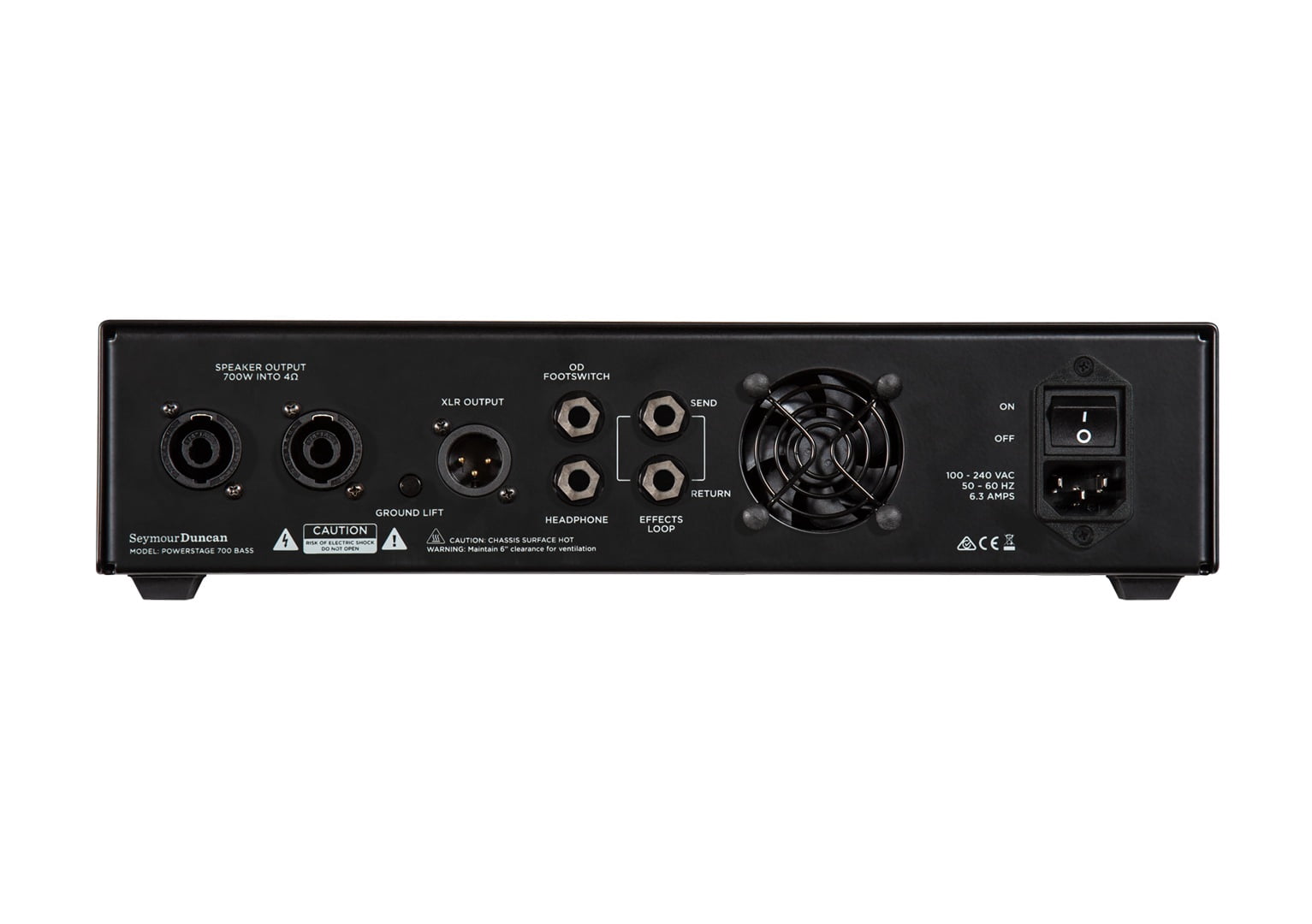 Seymour Duncan PowerStage 700 700W Bass Amp Head Black