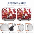 thumbnail image 6 of Fotbe Truck With Gnomes 2-Piece Car Windshield Sun Shade | Sun Blocker for Car Windshield | Foldable Automotive Interior Accessories for Sun Protection-Small, 6 of 7