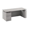 thumbnail image 1 of Scranton & Co Engineered Wood 72W Standing Desk with File Cabinet in Gray, 1 of 8