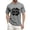 Gray, variant on Men's St. Patrick's Day Shamrock T Shirt Short Sleeve Casual Clover Graphic Tee