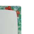 thumbnail image 3 of Ambesonne Tropical Fitted Sheet, Aquarelle Botany Hibiscus, Twin XL Size, Dark Coral Shamrock Green, 3 of 5