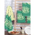 thumbnail image 2 of Happy Easter Rabbits Kitchen Dish Towels for Drying Dishes Set of 3, Spring Daisy Green Silhouette Yellow Waffle Weave Microfiber Hand Tea Bathroom Towels Quick Dry & Absorbent Towel 15.7x23.6, 2 of 7