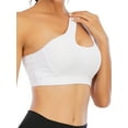 thumbnail image 5 of YouLoveIt Women's Seamless Sport Bra One Shoulder Sports Bra Women's Workout Push Up Yoga Bra Sports Crop Tops Fitness Gym Vest Underwear Workout Fitness Bra, 5 of 7
