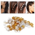 thumbnail image 2 of Fugacal 120 piezas Anillos de joyería para el cabello Decoraciones para el cabello Fugacal No se aplica, 2 of 6