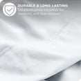 thumbnail image 4 of Ensemble de Draps en Microfibre Ivy Union - Respirant - Poche Profonde, Split Très Grand, Blanc, 4 of 6