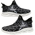 thumbnail image 4 of Fashion Men's Lightning Strike Breathable Lightweight Running Shoes, Black Size 9, 4 of 7