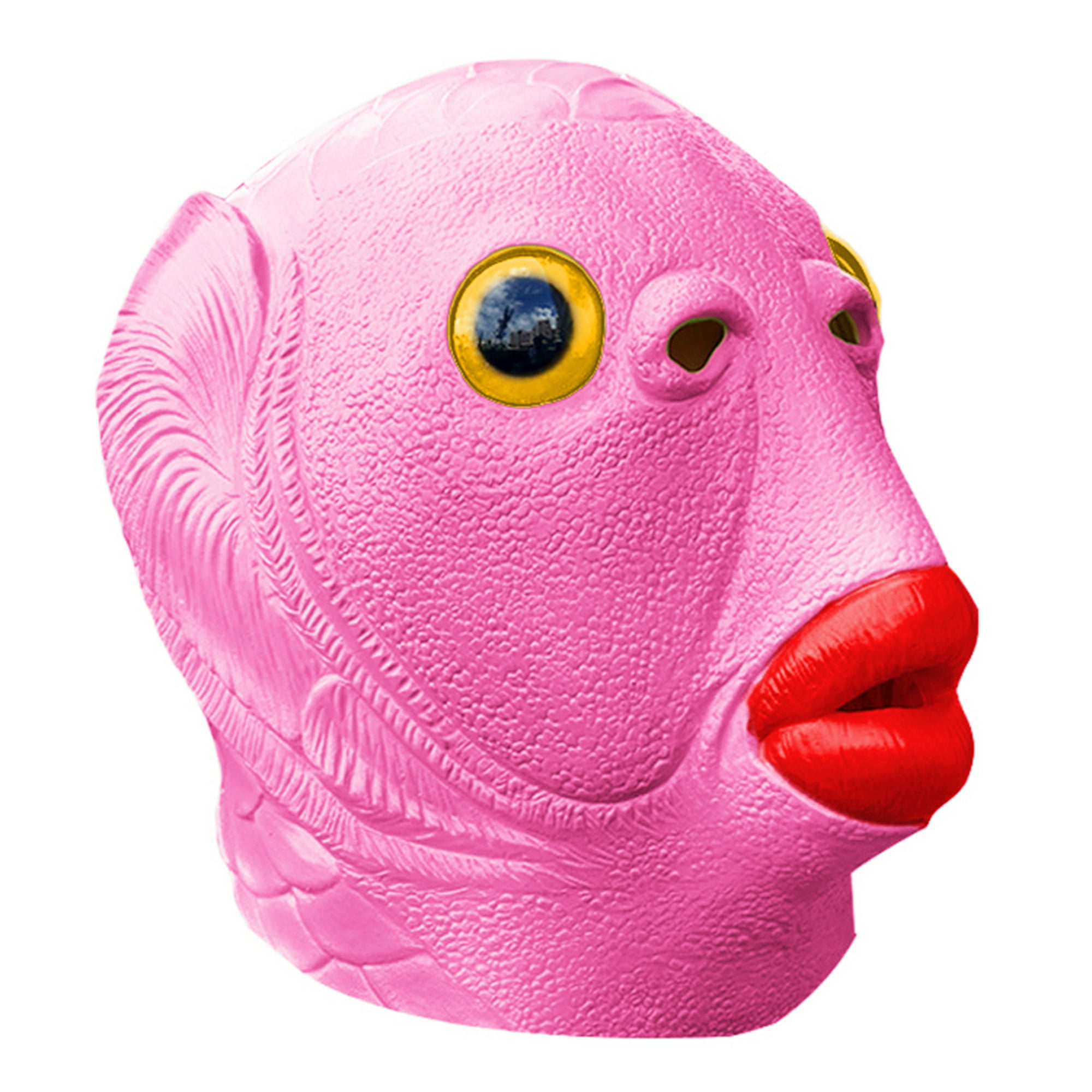 Fortune Latex 3D Fish Face Mask Festival Party Cosplay Adult Head