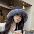 thumbnail image 6 of SikaFu On Behalf Of The Autumn And Winter Hat Female Mongolian Hat Knitted Baotou Hats Cute Face -To -Face Small Wool Hat, Warm Cold Hat Thickened, 6 of 8