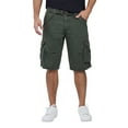 thumbnail image 5 of X RAY JEANS Men's Belted 12.5" Inseam Knee Length Cargo Shorts, Charcoal, 52, 5 of 8