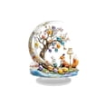 thumbnail image 2 of Kokovifyves Acrylic Easter Desktop Decoration Classic Bunny and Under The Shaped Tree Spring Ornaments for Crafts Holiday Party Favor Supplies, 2 of 6