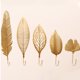 thumbnail image 5 of Worallymy Gancho de almacenamiento de pared Forma de hoja Gancho colgante Percha de hierro para decoración del hogar Scindapsus dorado Worallymy JD735811251, 5 of 7