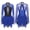 Blue, variant on Miutii Women's Figure Ice Skating Layered Keyhole Gymnastic Leotard Roller Skating Dance Costume Dark Green S