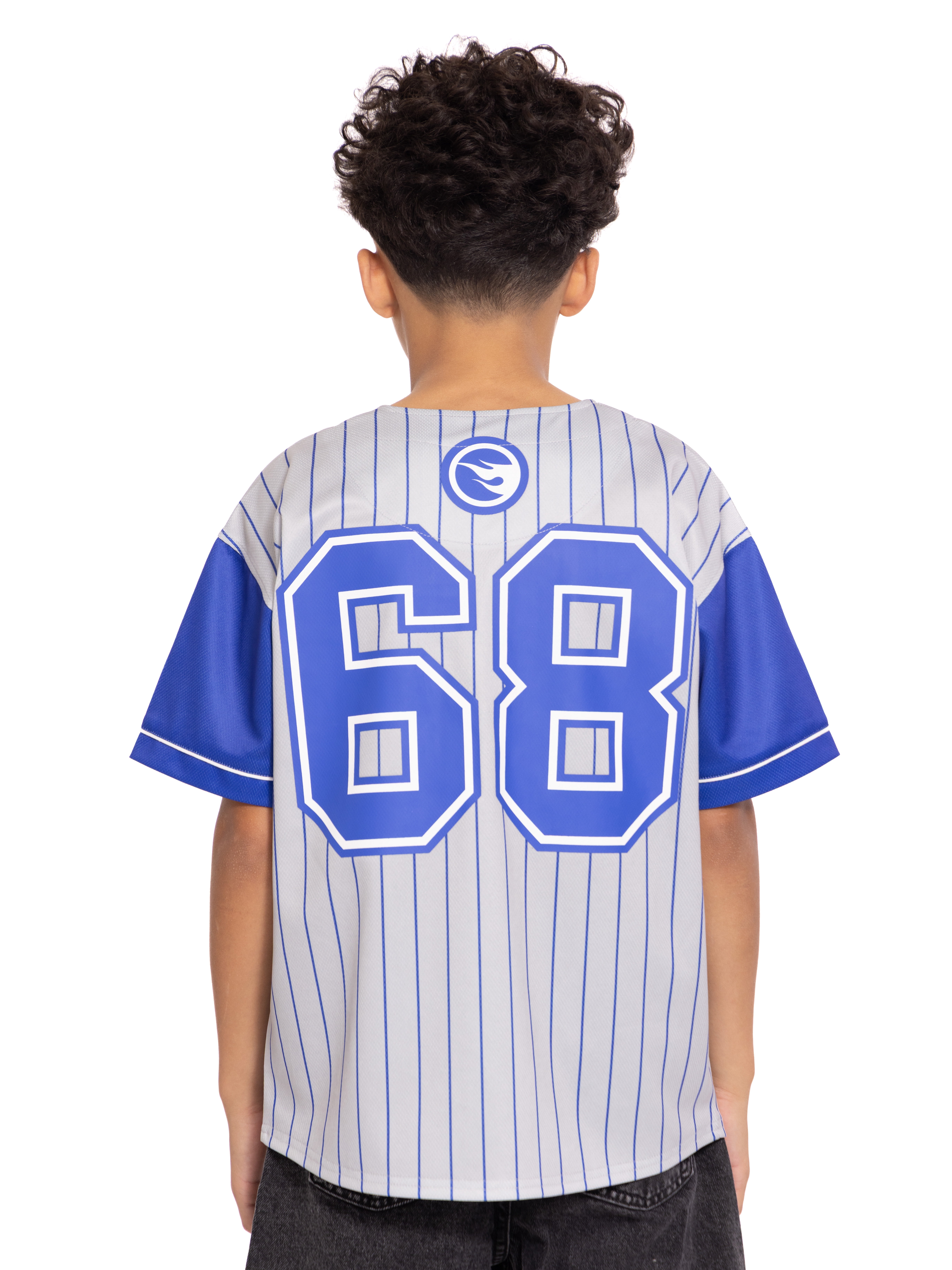 Hot Wheels Boys Graphic Baseball Button Down Jersey with Short Sleeves, Sizes 4-12