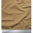 thumbnail image 1 of Soimoi Brown polyester Crepe Fabric Artistic Geometric Printed Fabric 1 Yard 42 Inch Wide, 1 of 3