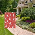 thumbnail image 2 of Yayeee Garden Flag 12"x18" Double Sided Outdoor Yard Lawn Holiday Decorations, Red Snowman, 2 of 6