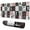Baseball Patchwork Pattern, variant on Long Mouse Pads for Desk,Baseball Silhouette Pattern Desk Mats on Top Of Desks, Desk Mouse Pad Extra Large with 3mm Non-Slip Base and Stitched Edge for Gaming,Office,Work,Home 47.3"x23.6"