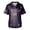 Red_008, variant on Domuza Halloween Scrub Top Men Novelty Spooky Print V-Neck Short Sleeve Caregiver Uniform Shirts Comfy Soft Classic Fit Medical Scrub Tops 2XL