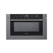 24 in. Black Stainless Steel Microwave Drawer, 1.2 Cu. Ft Capacity