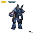 thumbnail image 2 of JOYTOY Warhammer 40,000 1/18 Action Figure Ultramarines Jump Pack Intercessors Sergeant With Plasma Pistol And Power Sword Model, 2 of 5