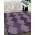 thumbnail image 2 of Ahgly Company Indoor Rectangle Patterned Plum Purple Area Rugs, 2' x 3', 2 of 6