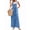 Light Blue, variant on Women'S Bib Overalls Casual Loose Fit Jumper Adjustable Strap Wide Leg Jumpsuits with Pockets Wine Red XL