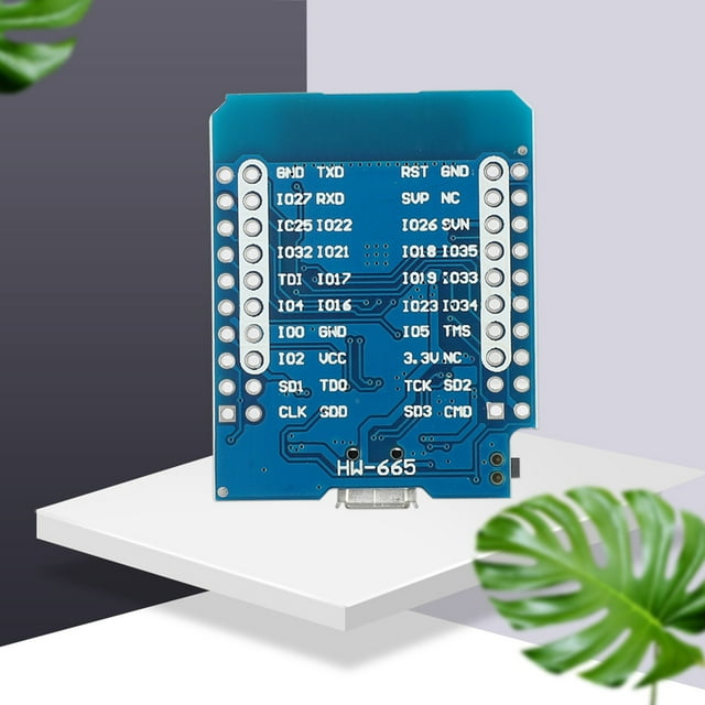 Placa ESP32, Mini PCB Inalámbrica De La Placa De Desarrollo ESP32 Para Componentes Electrónicos