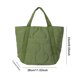thumbnail image 3 of Bolso tipo cartera informal para mujer, de gran capacidad, acolchado, suave, para compras al aire libre, 3 of 7