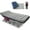 Burgundy cot & Noble Grey Pad, variant on MOPHOTO Folding Camping Cot for Adult 880 bls, Protable Folding Bed with Carry Bag, Adult Sleeping Bed with Blue Cotton Pad, Home Office Beach
