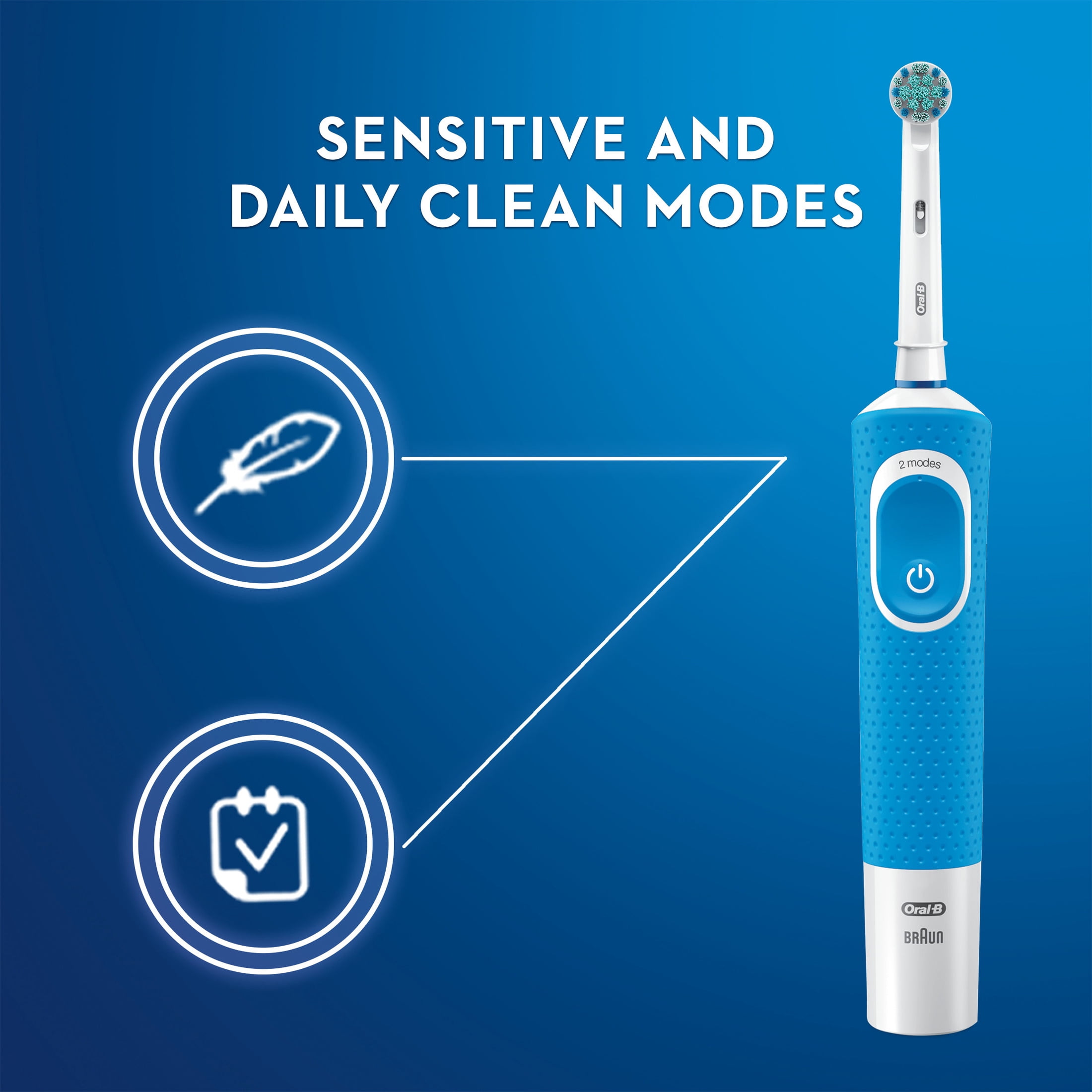 Oral−B D12013T BrAun D12013 Oral B Deluxe Toothbrush | 220 Volt Appliances | 240