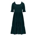 thumbnail image 6 of WJHWSX Womens Dresses,Dresses for Women,Womens Fall Dresses,Long Sleeve,Breathable,Comfort Fit,Solid,XL(US:10), 6 of 7
