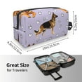 thumbnail image 5 of Honeii German Shepherd Dog Print Multi-Purpose Storage Bag,Hanging Dopp Kit,Small Toiletry Bag for Traveling for Toiletries, Makeup, and Small Essentials, 5 of 7