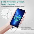 thumbnail image 4 of Typpkmm USB a to USB C Cable with 2-Pack, 60W Fast Charging Type C 6.6FT, White USB a to C, 4 of 5