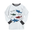 thumbnail image 7 of Xyant Pajamas Boys Long Sleeve Soft Cotton Race Car Pjs Set Toddler Kids 2 Piece Sleepwear 2-8 Years (White,4-5 T), 7 of 7