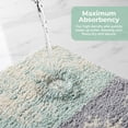 thumbnail image 5 of Unique Bargains Non Slip Machine Washable Plush Shaggy Bath Mat Grey 32" x 20", 5 of 6