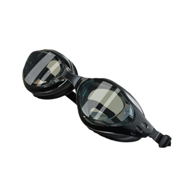 Gafas de natación transparente Protección de los ojos contra la niebla liviana lana de natación Negro