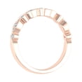 thumbnail image 2 of 14K Rose Gold Diamond Wedding Band Ring (0.16 Carat) (Ring Size 10.75) (I1-I2 Clarity), 2 of 6