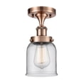 thumbnail image 4 of Innovations Lighting 916-1C-BAB-G51 Bell 5" Wide Semi-Flush Ceiling Fixture - MultiColor, 4 of 5