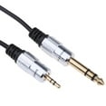 thumbnail image 3 of Cable de audio de 1/4 de pulgada a 1/8 de pulgada, cable de extensión adaptador de audio estéreo macho a macho de 6,35 mm a 3,5 mm, 3 of 7